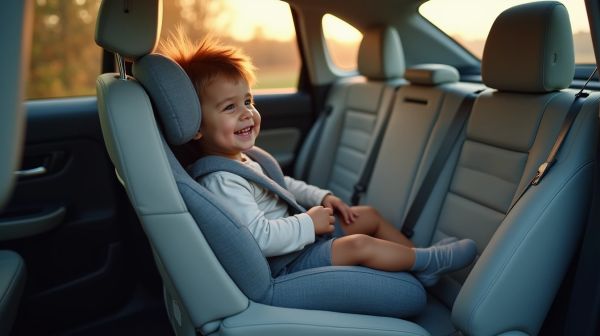 Un siège auto évolutif adapté jusqu'à 12 ans